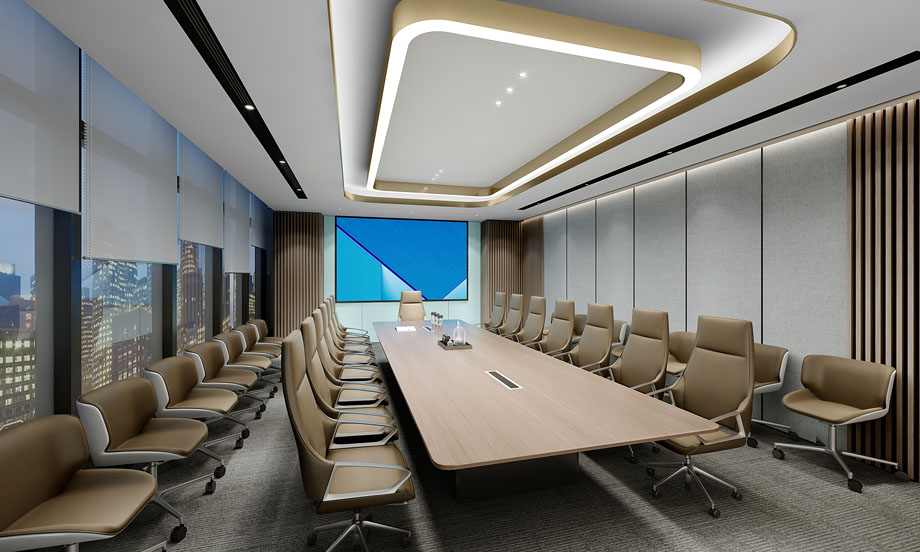 国际金融科技办公室装修会议室设计